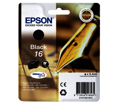 EPSON Pen & Crossword T1621 Black Ink Cartridge EPSON Pen & Crossword T1621 Black Ink Cartridge